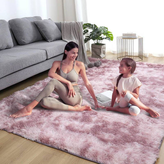 🌈🛏️ 50% OFF! ✨ Gradient Shaggy Plush Area Rug – Cozy Fluffy PV Velvet Floor Covering with Dense Ultra-Soft Pile, Shed-Resistant Tight Stitching & Cloud-Like Cushioning – 6 Sizes & Multiple Colors for Nurseries Kids' Bedrooms & Play Areas 🧶