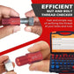 🔧 PROMO FLASH : 50% DE RÉDUCTION ! Kit de Vérification du Filetage 2-en-1 – Identification Précise, Métrique & Impérial, Jauges en Acier Trempé for Écrous, Boulons et Trous Filetés ✨🔩