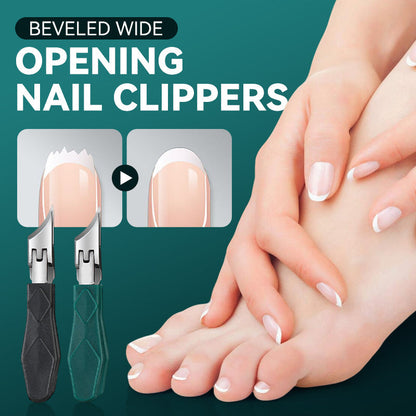 ✂️ PROMO LIMITÉE -50% ! 💅 Coupe-Ongles Biseauté à Large Ouverture – Lame Inox Ultra-Tranchante, Coupe Précise & Compact pour Voyage 🌿