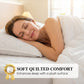 🛏️🛡️ PROMO FLASH 54% ! Ensemble de Protection de Matelas & Taies d'Oreiller Imperméable – Anti-Acarien, Surface Matelassée Douce, Lavable Machine, pour un Sommeil Sain & Hygénique ✨