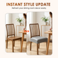 🪑 PROMO FLASH : 50% DE RÉDUCTION ! Housse de Siège en Simili Cuir Imperméable – PU Haute Qualité, Ajustement Extensible & Antidérapant for une Salle à Manger Élégante et Protégée ✨💧