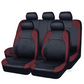 🔥 50% RABATT! 🎁 9-teiliges Autositzbezug-Set aus Leder – Universelle Passform, Luftiger Komfort & Pflegeleicht – Airbag-kompatibel – Perfekt für Komfort & Schutz im Auto 🚗