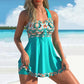👙💖 PROMO SPÉCIALE : Achetez-en 2 = -5% + Livraison Gratuite | Achetez-en 3 = -10% + Livraison Gratuite ! Maillot de Bain 2 Pièces Femme – Haut Bretelles + Shorty Ajusté, Taille Haute, Bretelles Réglables, Tissu Séchage Rapide, Tailles S-4XL