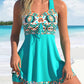 👙💖 PROMO SPÉCIALE : Achetez-en 2 = -5% + Livraison Gratuite | Achetez-en 3 = -10% + Livraison Gratuite ! Maillot de Bain 2 Pièces Femme – Haut Bretelles + Shorty Ajusté, Taille Haute, Bretelles Réglables, Tissu Séchage Rapide, Tailles S-4XL
