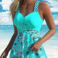 👙💖 PROMO SPÉCIALE : Achetez-en 2 = -5% + Livraison Gratuite | Achetez-en 3 = -10% + Livraison Gratuite ! Maillot de Bain 2 Pièces Femme – Haut Bretelles + Shorty Ajusté, Taille Haute, Bretelles Réglables, Tissu Séchage Rapide, Tailles S-4XL