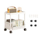 📢 50% DE RÉDUCTION ! ⏰ Chariot de Rangement à Roulettes Multi-Niveaux – PP – 2/3/4/5 Niveaux & Fentes Étroites for Cuisine & Salle de Bain