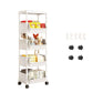 📢 50% DE RÉDUCTION ! ⏰ Chariot de Rangement à Roulettes Multi-Niveaux – PP – 2/3/4/5 Niveaux & Fentes Étroites for Cuisine & Salle de Bain