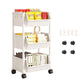 📢 50% DE RÉDUCTION ! ⏰ Chariot de Rangement à Roulettes Multi-Niveaux – PP – 2/3/4/5 Niveaux & Fentes Étroites for Cuisine & Salle de Bain