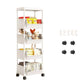 📢 50% DE RÉDUCTION ! ⏰ Chariot de Rangement à Roulettes Multi-Niveaux – PP – 2/3/4/5 Niveaux & Fentes Étroites for Cuisine & Salle de Bain