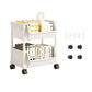 📢 50% DE RÉDUCTION ! ⏰ Chariot de Rangement à Roulettes Multi-Niveaux – PP – 2/3/4/5 Niveaux & Fentes Étroites for Cuisine & Salle de Bain