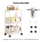 📢 50% DE RÉDUCTION ! ⏰ Chariot de Rangement à Roulettes Multi-Niveaux – PP – 2/3/4/5 Niveaux & Fentes Étroites for Cuisine & Salle de Bain