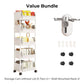 📢 50% DE RÉDUCTION ! ⏰ Chariot de Rangement à Roulettes Multi-Niveaux – PP – 2/3/4/5 Niveaux & Fentes Étroites for Cuisine & Salle de Bain