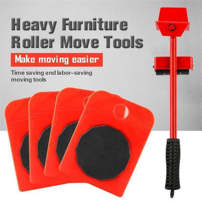 🪑💪 PROMO FLASH 50% ! Ensemble d'Outils de Levage & Déplacement de Meubles – 4 Roulettes, Levier, Patins Mousse, 100kg, Idéal Canapés & Réfrigérateurs 🏠✨