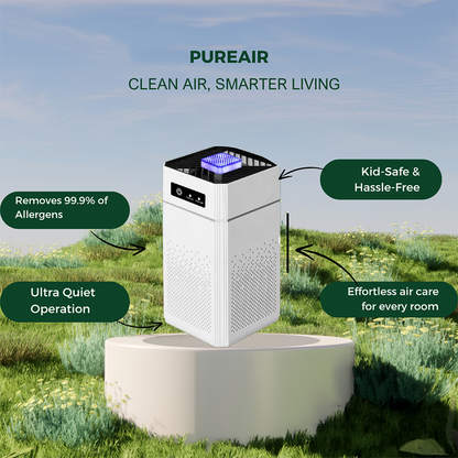 🌿💨 PROMO FLASH 50% ! Purificateur d'Air Maison 80m² – Filtre HEPA H11, CADR 400m³/h, Ioniseur, Silencieux, Économe, Pour Allergènes & Odeurs ✨