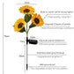 🌻 50% DE RÉDUCTION ! ☀️ Lampes Solaires Tournesol Étanches – Pétales Réalistes, IP65 & Allumage Automatique – 8–12 h d’Éclairage – Parfaites pour le Jardin ou la Terrasse 🌿✨🏡