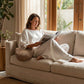 👒 PROMO FLASH 50% ! ✨ Set Décontracté Femme – Veste Légère & Pantalon Flare, Coupe Ample & Tissu Doux ☀️