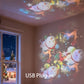 🌊✨ PROMO FLASH 50% ! Projecteur Magique Ambiance Océan – Images Rotatives Dynamiques, Luminosité Réglable, USB Rechargeable, Design Compact 🐠