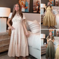 👗 PROMO -50% ! ⏰ Robe Longue Femme Col V Manches Courtes – Coton Respirant, Silhouette Fluide Flatteuse, Texture Plissée Élégante · 6 Coloris · S–2XL (EU 36-46) ✨