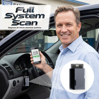 🔧🚗 PROMO FLASH 50% ! ✨ Outil de Diagnostic Auto Bluetooth – OBD2 Multi-Systèmes – Bluetooth 5.0, Données Temps Réel & Test Batterie – Compatible iOS/Android, 1 an Gratuit 📱