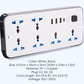 🔌 50% DE RÉDUCTION ! ⚡ Multiprise avec Longue Rallonge – PP & Cuivre – USB & Protection Surtension for Bureau & Maison