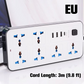 🔌 50% DE RÉDUCTION ! ⚡ Multiprise avec Longue Rallonge – PP & Cuivre – USB & Protection Surtension for Bureau & Maison