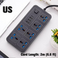 🔌 50% DE RÉDUCTION ! ⚡ Multiprise avec Longue Rallonge – PP & Cuivre – USB & Protection Surtension for Bureau & Maison