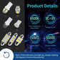 💡 Kit Éclairage Intérieur LED – 42 Pièces – Puce 2835 & Plug-and-Play for Voiture