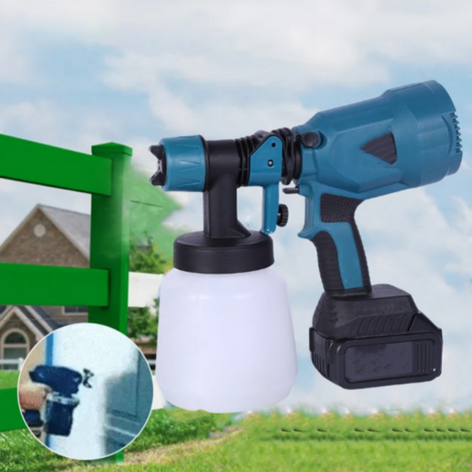 💎 -50% ! 🎨 Pulvérisateur Électrique Sans Fil à Haute Pression – ABS – 800 ml – 5 Buses (1,0–2,5 mm) – Poignée Ergonomique – Bleu/Rouge/Jaune 🔋