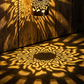 🏆🎁 PROMO FLASH 50% ! Lampe Murale Solaire Mandala Extérieur – Projecteur Lumière Jardin, IP65, Capteur Auto, Fer Forgé, 1/2/4 Pièces, Idéale Terrasse & Clôture 🌙