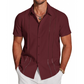 👔 PROMO LIMITÉE 50% DE RÉDUCTION ! 💥 Chemise Décontractée Manches Courtes – Coupe Structurée, Respirante, Polyvalente ✨