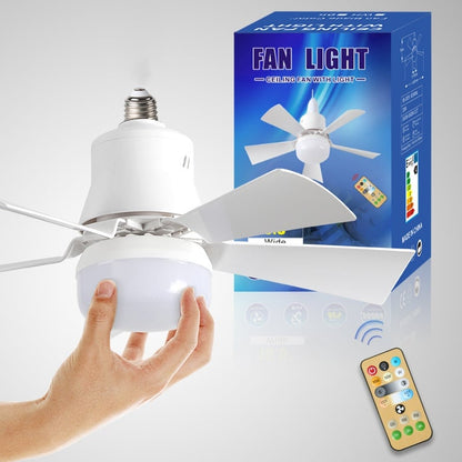 🌀 PROMO LIMITÉE 50% DE RÉDUCTION ! 💡 Ventilateur Suspendu Portable 2-en-1 avec Télécommande – Ventilation & Éclairage LED, Installation Instantanée 🏠
