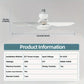 🌀 PROMO LIMITÉE 50% DE RÉDUCTION ! 💡 Ventilateur Suspendu Portable 2-en-1 avec Télécommande – Ventilation & Éclairage LED, Installation Instantanée 🏠