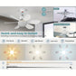 🌀 PROMO LIMITÉE 50% DE RÉDUCTION ! 💡 Ventilateur Suspendu Portable 2-en-1 avec Télécommande – Ventilation & Éclairage LED, Installation Instantanée 🏠