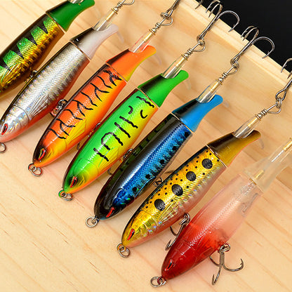 🎣📢 PROMO FLASH 50% ! ⏰ Leurre à Hélice Flottant – 6 Motifs, 2 Poids, Pour Eau Douce & Salée, Parfait pour Bar, Brochet, Maskinongé 🐟