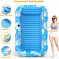 🏊🌊 PROMO FLASH 50% ! Chaise Longue Gonflable Piscine – Double, 208x130cm, 159kg, Coussin, Porte-Gobelets, Housse Incluse, Idéale Détente & Bronzage ☀️
