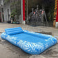 🏊🌊 PROMO FLASH 50% ! Chaise Longue Gonflable Piscine – Double, 208x130cm, 159kg, Coussin, Porte-Gobelets, Housse Incluse, Idéale Détente & Bronzage ☀️