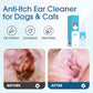 🐶 50% DE RÉDUCTION ! 🌿 Solution Nettoyante Auriculaire pour Chiens et Chats – Soulage les Démangeaisons, Nettoie en Douceur – Extraits de Plantes Naturelles & Formule Douce – Idéale pour les Oreilles Sensibles 🐱✨