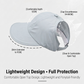 🧢 PROMO -50% ! ⛱️ Chapeau de Baseball à Large Bord Femme – Protection UV, Tissu Respirant Séchage Rapide & Léger – Tour de Tête 54–60 cm – Idéal pour la Plage, la Randonnée et le Jardinage ☀️✨