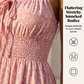 👗🌸 PROMO FLASH -50% ! Robe à Laçage Devant & Bretelles Spaghetti – Taille Smockée, Jupe A-Line à Volants, Tissu Léger, 5 Coloris, Tailles S-2XL, Idéale Été & Garden-Party ✨