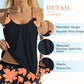🥳 BEST-SELLER 2026 – 50K+ VENDUS ! 🥳 💞 Ensemble 2 Pièces Tankini Imprimé & Short Femme – Confortable, Tissu Séchage Rapide & Maintien Doux – Le Maillot de Bain Tendance de l'Été 👙✨