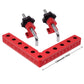 🔧📐 PROMO FLASH 50% ! Kit de Fixation 90° avec Serre-Joints – Alliage Aluminium, Précision Parfaite, Double Échelle, Idéal Menuiserie & Bricolage 🔥