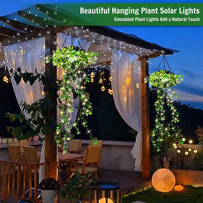 🌿 PROMO LIMITÉE 50% DE RÉDUCTION ! ☀️ Lampe Suspendue Solaire en Herbe de Milan – Éclairage d'Ambiance Autonome & Décoration Extérieure 🌙