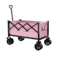 💯🛒 PROMO FLASH 50% ! Chariot Pliable de Transport Extérieur – Cadre Acier, Roues Détachables 360°, Capacité 80kg, 130L, 2 Tailles, Parfait pour Pique-Nique, Plage & Jardinage 🌿