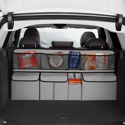 🚗 -50% MAINTENANT ! 📦 Sac de Rangement Suspendu pour Coffre – Tissu Oxford – Multi-Poches & Hydrofuge for SUV & Berline