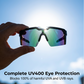 🕶️ PROMO -50% EN CE MOMENT ! 🔥 Lunettes Sport UV400 Unisexe – Verres Miroir Anti-Éblouissement, Monture TR Légère, Vision Panoramique & Protection Latérale · 8 Couleurs ✨