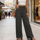 👖🌸 PROMO FLASH 50% ! Pantalon Femme Ceinture Élastique – Taille Haute, Coupe Large, Tissu Respirant, Style Détendu & Flatteur ✨