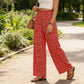 👖🌸 PROMO FLASH 50% ! Pantalon Femme Ceinture Élastique – Taille Haute, Coupe Large, Tissu Respirant, Style Détendu & Flatteur ✨