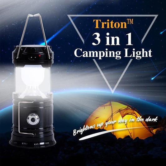 ⏳ PROMO LIMITÉE : 50% DE RÉDUCTION ! 🔦 Lampe de Camping 3-en-1 LED – Solaire & USB – Flamme Vacillante & Torche for Plein Air & Urgence ⛺