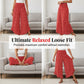 🔥👖 PROMO FLASH -50% AUJOURD'HUI SEULEMENT ! Pantalon Ample Taille Haute Femme – Jambes Larges à Pois, Tissu Léger Respirant, Ceinture Smockée, 3 Coloris, Tailles S-2XL ✨