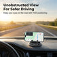 📱🚗 PROMO FLASH 50% ! Support Voiture Téléphone Rotatif 360° – Pour Tableau de Bord, Base Antidérapante, Compatible Coques Épaisses, Vue Débarrassée ✨